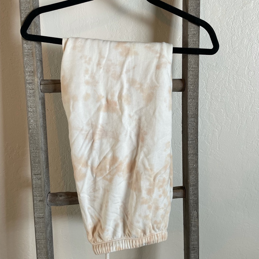 Aerie pink tie dye joggers size small